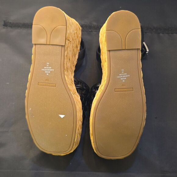 BRAND NEW MARC FISHER WOMEN's GODINA ESPADRILLE SQUARE TOE WEDGE SANDAL G1 - Picture 13 of 15